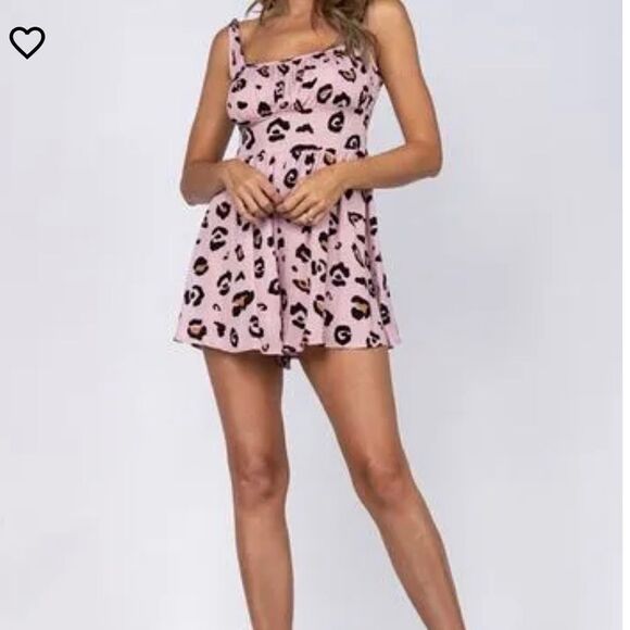 Cheetah Print Romper  - Picture 1 of 4